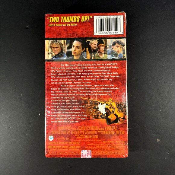 A Knights Tale VHS Movie Tape Starring Heath Ledger - Picture 3 of 4